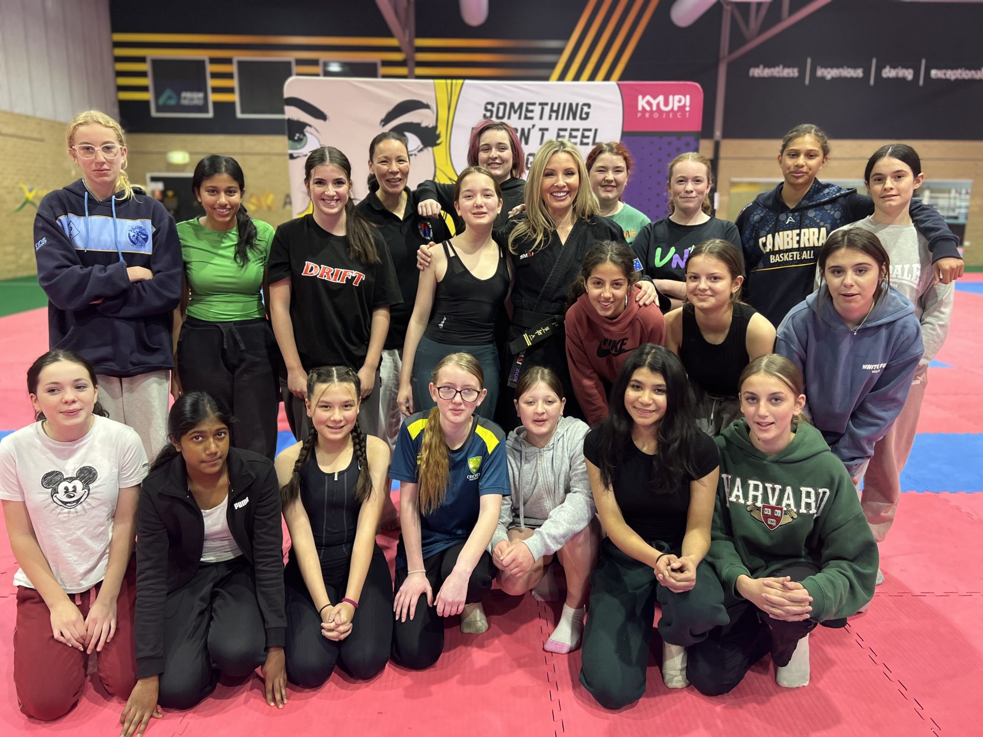 Canberra girls only self defence workshop with Kyup!