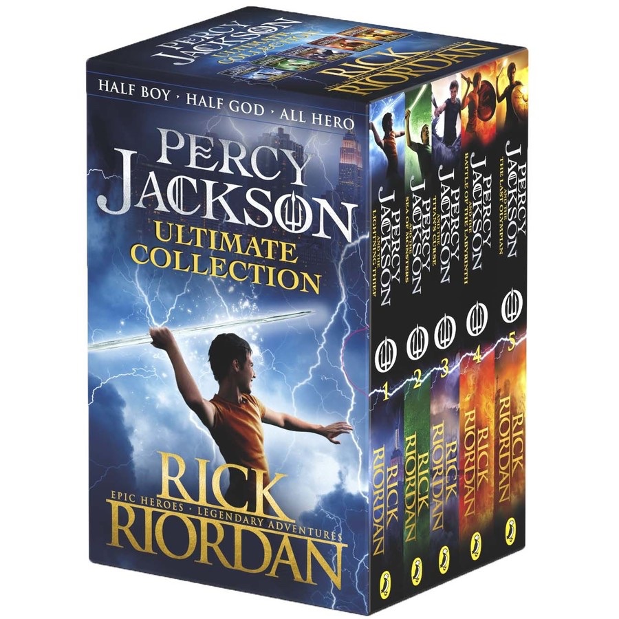 Percy Jackson & The Olympians by Rick Riordan box set