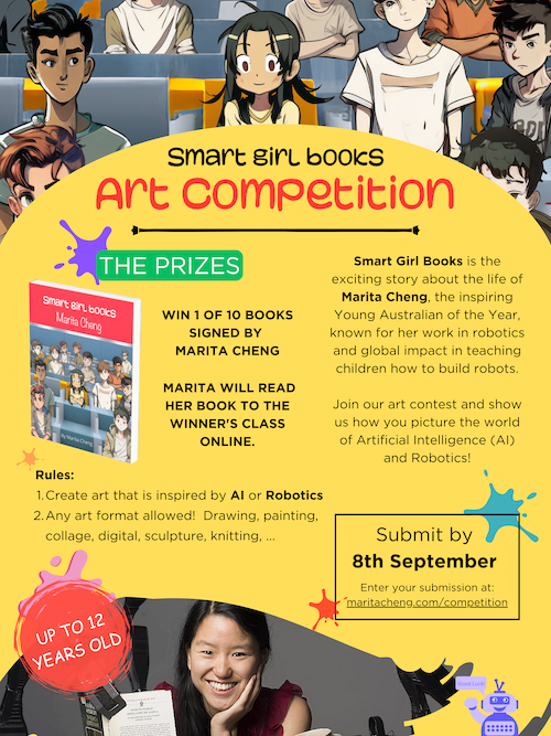 smart girls international literacy day art competition