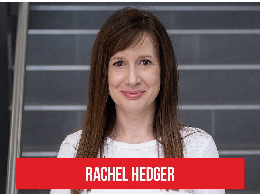 headshot of senior lecturer Rachel Hedger 