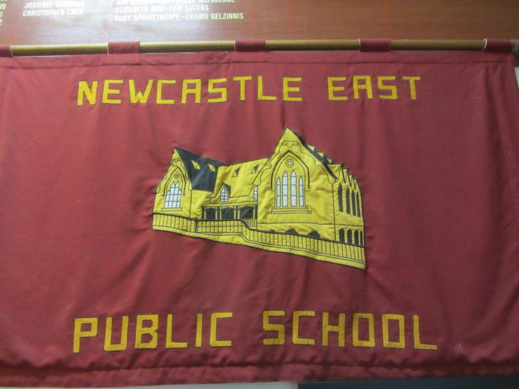 banner of Newcastle East Public School heritage building 