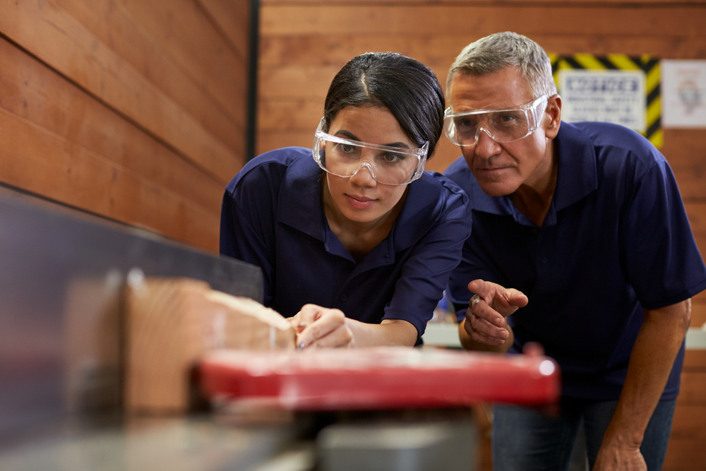 A trainee apprentice during national skills week