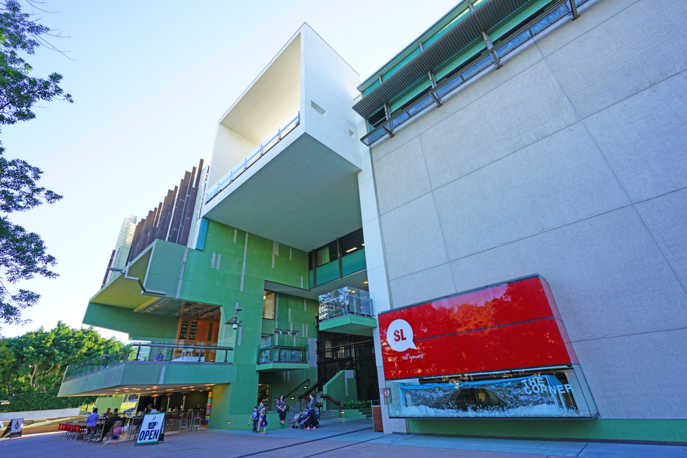 Outside view of the State Library of Queensland